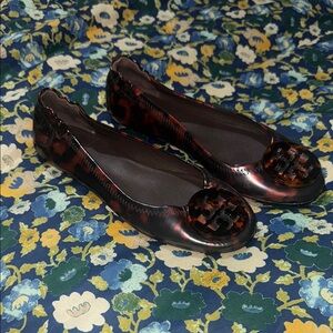 Tory Burch Women's Tortoise Shell Ballet Flats
